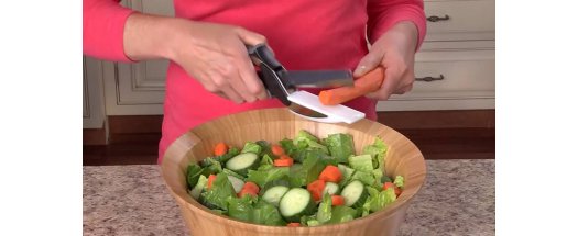  Ножица Clever Cutter за рязане нa месо и зеленчуци 2 в 1 снимка #1