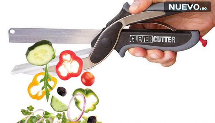 Ножица Clever Cutter за рязане нa месо и зеленчуци 2 в 1 снимка #5