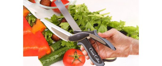  Ножица Clever Cutter за рязане нa месо и зеленчуци 2 в 1 снимка #3