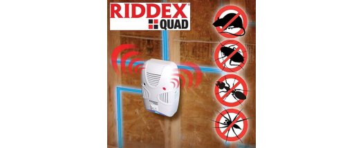 САМО ДНЕС: ЛИКВИДАЦИЯ RIDDEX QUAD- електромагнитен уред за прогонване на всякакви вредители и гризачи с варираща честота снимка #1