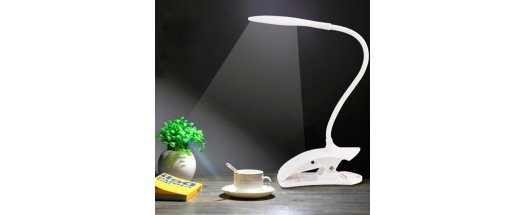 Стилна универсална самостояща LED лампа - щипка iLED MH005  снимка #2