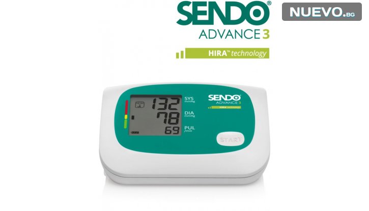 Сендо Адванс 3 Апарат за Измерване на Кръвно Налягане и Пулс на Бицепса снимка #0