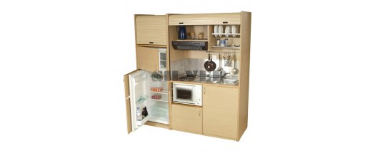 Мини-кухня KS 190 С голям хладилник и малка фурна снимка #0