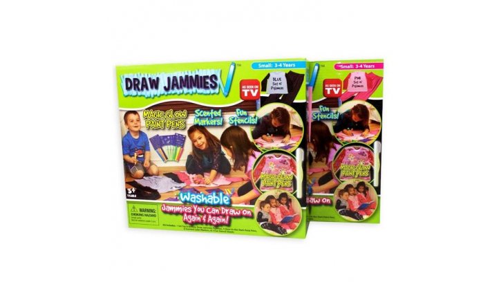 Магически флумастери за рисуване върху дрехи Draw Jammies снимка #2