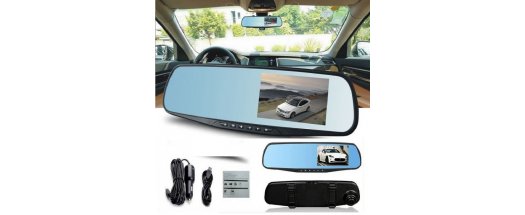 Огледало за задно виждане с 2 камери за автомобил снимка #1