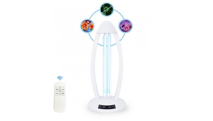 UV Sterilizer Ултравиолетова бактерицидна лампа с озон SM-XD-01 38W, Дистанционно снимка #1