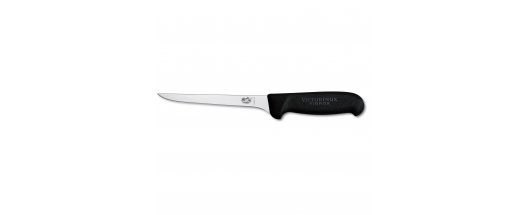 Кухненски нож Victorinox Fibrox Safety Grip за обезкостяване, тясно острие с извит заден ръб 150 mm 5.6403.15 снимка #0