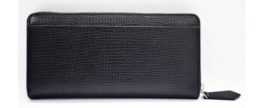 Кожен хоризонтален портфейл CROSS RTC Women Zip Around Wallet, черен снимка #2