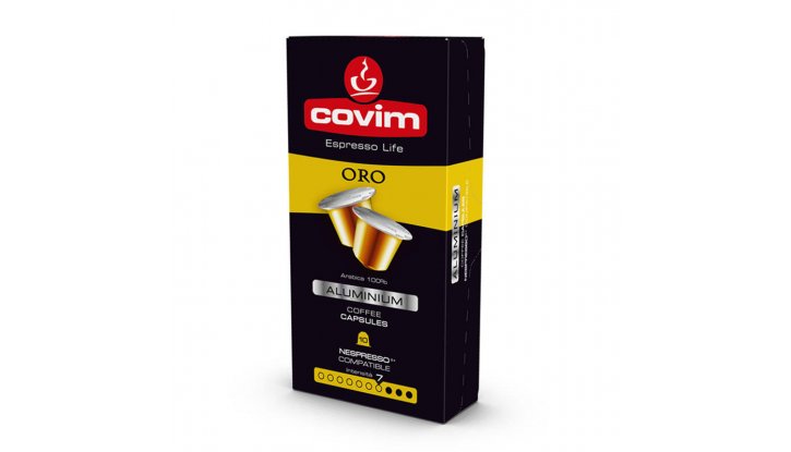 COVIM Alluminio Oro - капсули Nespresso 10 бр. снимка #0