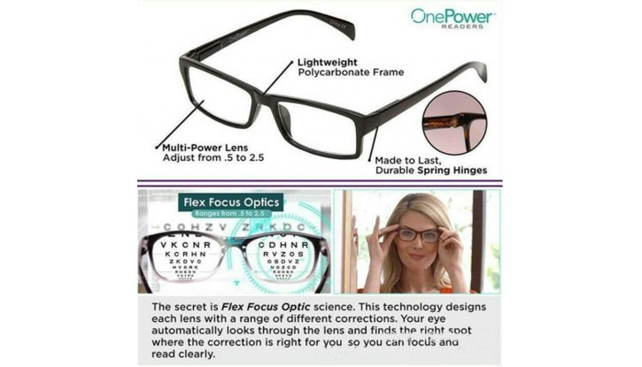 Очила за четене с автоматичен фокус снимка #1