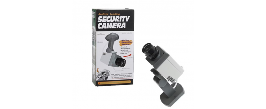 Фалшива охранителна камера с обектив и датчик за движение снимка #1