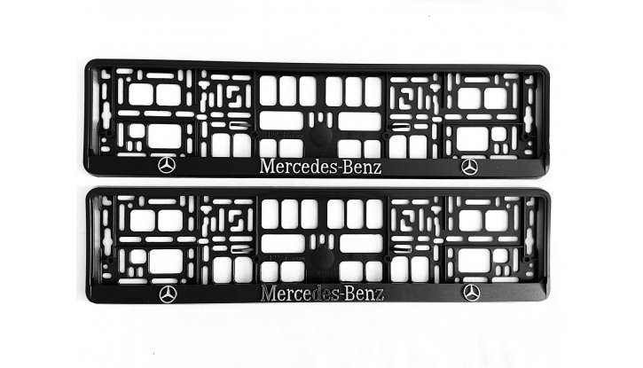 ПРОМО Комплект рамки за номер на автомобил Mercedes-Benz снимка #0
