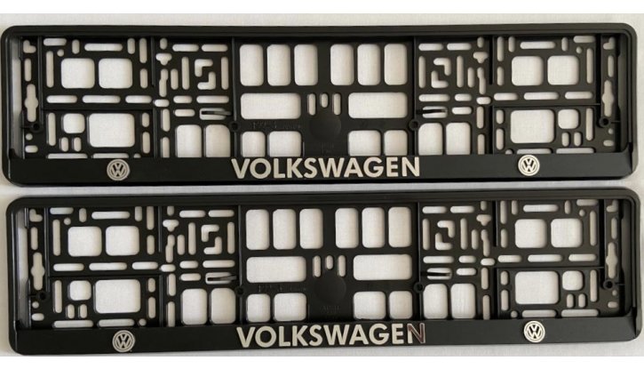ПРОМО Комплект рамки за номер на автомобил Volkswagen снимка #0