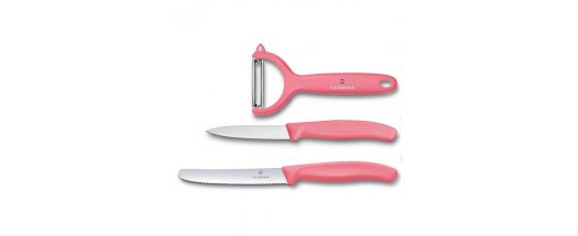 Комплект Victorinox Swiss Classic Trend Colors, два ножа и белачка, розов снимка #0