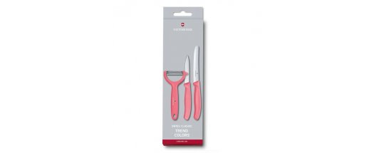Комплект Victorinox Swiss Classic Trend Colors, два ножа и белачка, розов снимка #1