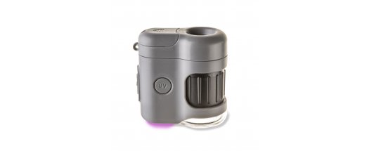 MicroMini™ 20x LED джобен микроскоп с UV светлина и щипка за смартфон снимка #4