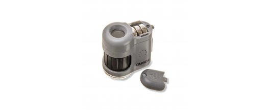 MicroMini™ 20x LED джобен микроскоп с UV светлина и щипка за смартфон снимка #3